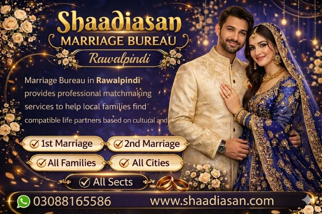 Affordable Marriage Bureau Rawalpindi with 100+ New Rishtas Monthly Marriage Bureau Rawalpindi